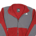 THE NORTH FACE Boys Red & Grey Windbreaker Jacket XL Polyester Blend Zip Outdoor