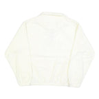 SIERRA PACIFIC Mens White Jumper Plain Crew Neck Basic Knit M Pullover Soft