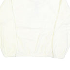 SIERRA PACIFIC Mens White Jumper Plain Crew Neck Basic Knit M Pullover Soft