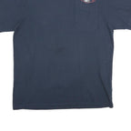 CARHARTT Mens Navy Blue Williams Fire Graphic T-Shirt M Short Sleeve Crew Neck