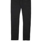 LEVI'S Mens Slim Black Denim Jeans W26 L27 Zip Cotton Blend
