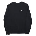 JACK WILLS Mens Black Crew Neck XS Cotton Blend Pullover Sweatshirt Classic Logo