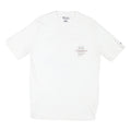 CHAMPION Mens White Indiana Hoosiers Graphic T-Shirt M Short Sleeve Crew Neck