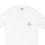 CHAMPION Mens White Indiana Hoosiers Graphic T-Shirt M Short Sleeve Crew Neck