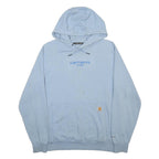 CARHARTT Mens Blue Hoodie M Cotton Blend Pullover Sweatshirt Casual
