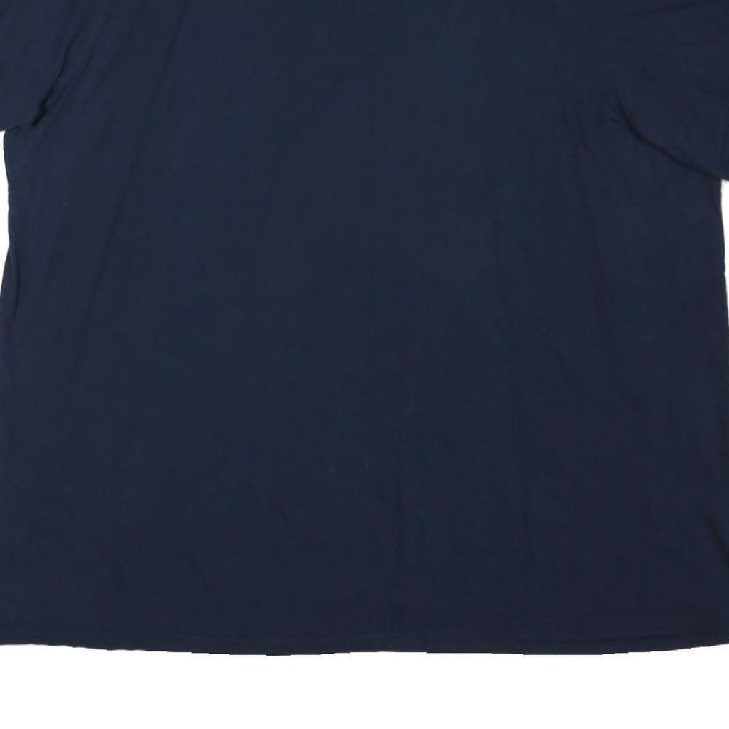 ADIDAS Mens Navy Blue UIC Athletics Graphic T-Shirt 2XL Short Sleeve Crew Neck