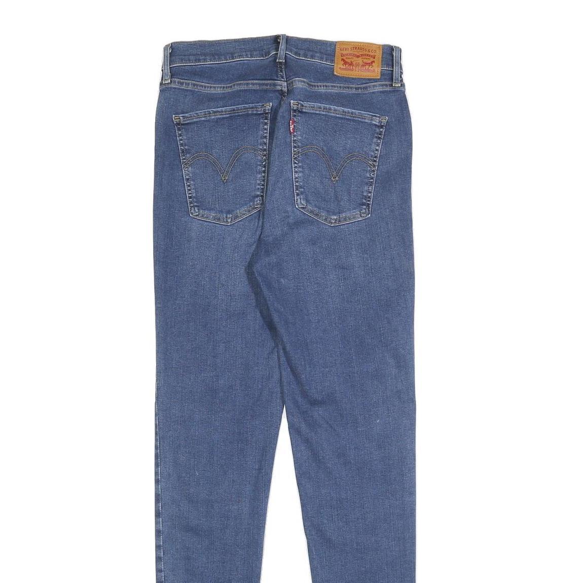 LEVI'S Mens Slim Blue Denim Jeans W28 L32 Zip Closure Classic Fit