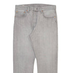LEVI'S 501 BIG E Jeans Womens Grey Regular Straight Stone Wash W30 L26
