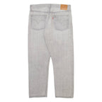 LEVI'S 501 BIG E Jeans Womens Grey Regular Straight Stone Wash W30 L26