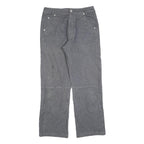 CHIEMESEE Womens Jeans Grey Regular Straight Denim W30 L28 Casual Zip Cotton