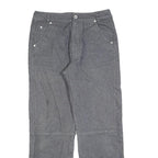 CHIEMESEE Womens Jeans Grey Regular Straight Denim W30 L28 Casual Zip Cotton