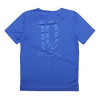 ADIDAS Boys Blue Messi Graphic T-Shirt 11-12Y Short Sleeve Crew Neck Sport