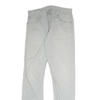 LEVI'S Mens Cotton White Slim Skinny Trousers W29 L32 Comfortable Casual Zip