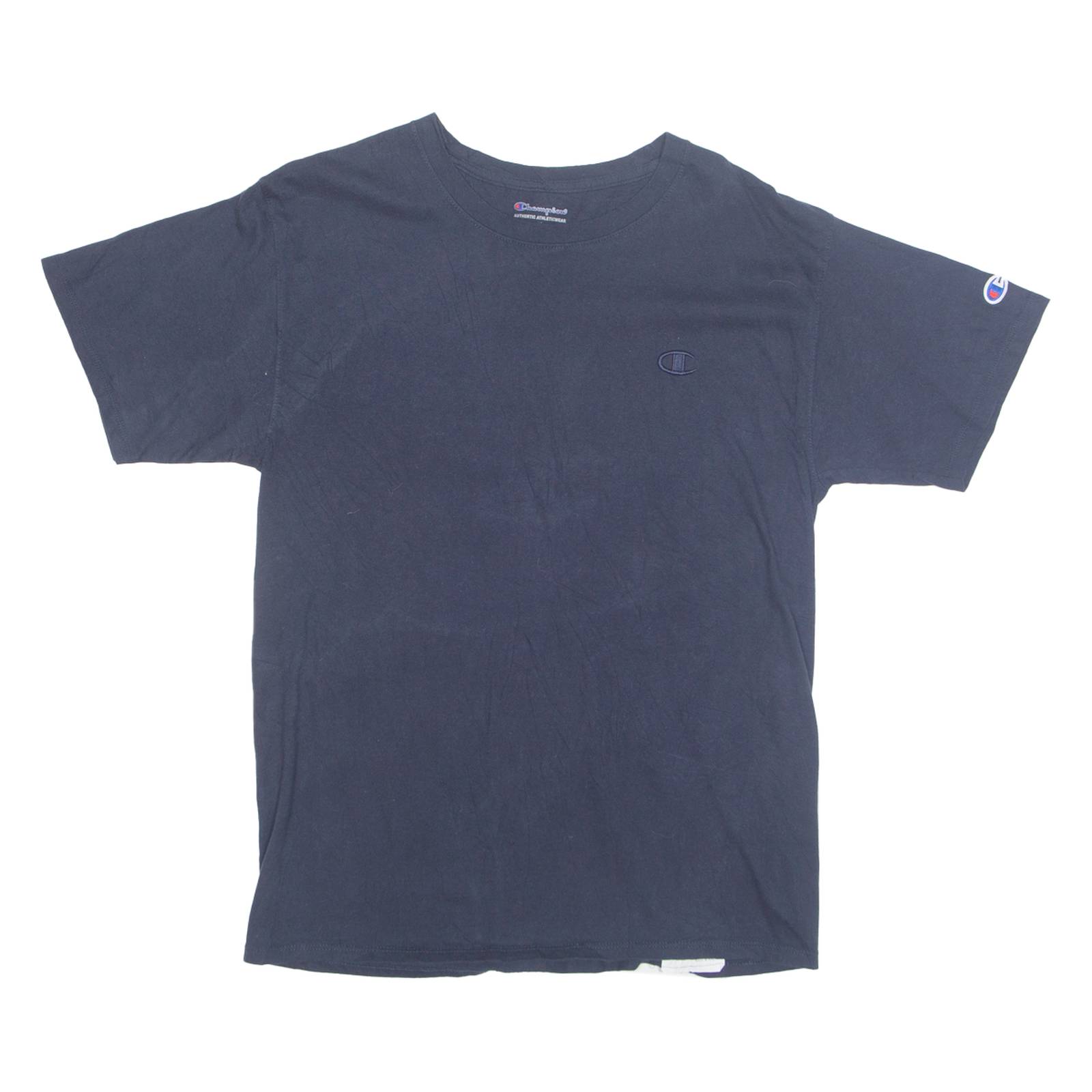 CHAMPION Mens T-Shirt Blue M
