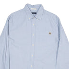 TED BAKER Mens Plain Shirt Blue Long Sleeve M