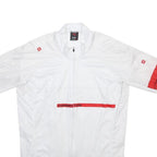 EKOI Mens White & Red Competition Cycling T-Shirt 2XL Short Sleeve Zip Neck