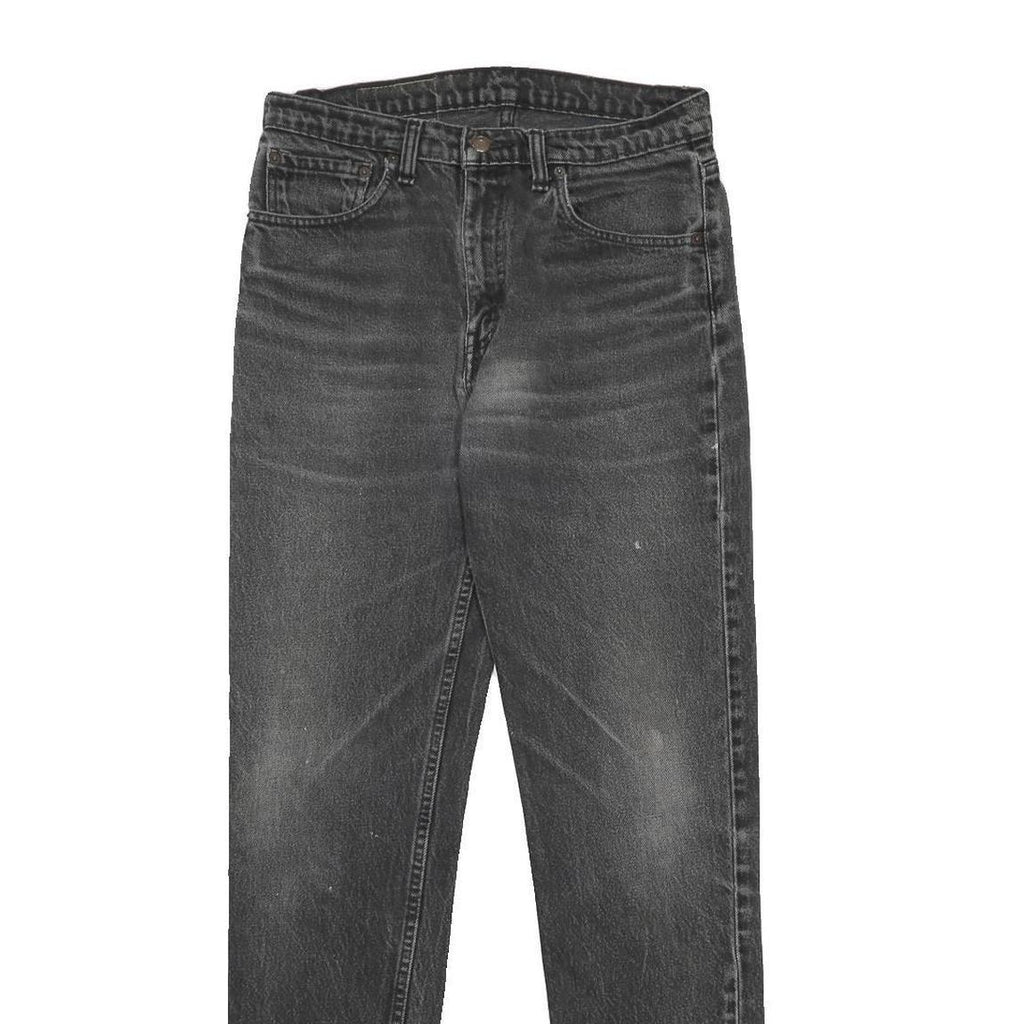 LEVI'S 512 Tapered Mens Jeans Black Slim Tapered Denim Medium W32 L34