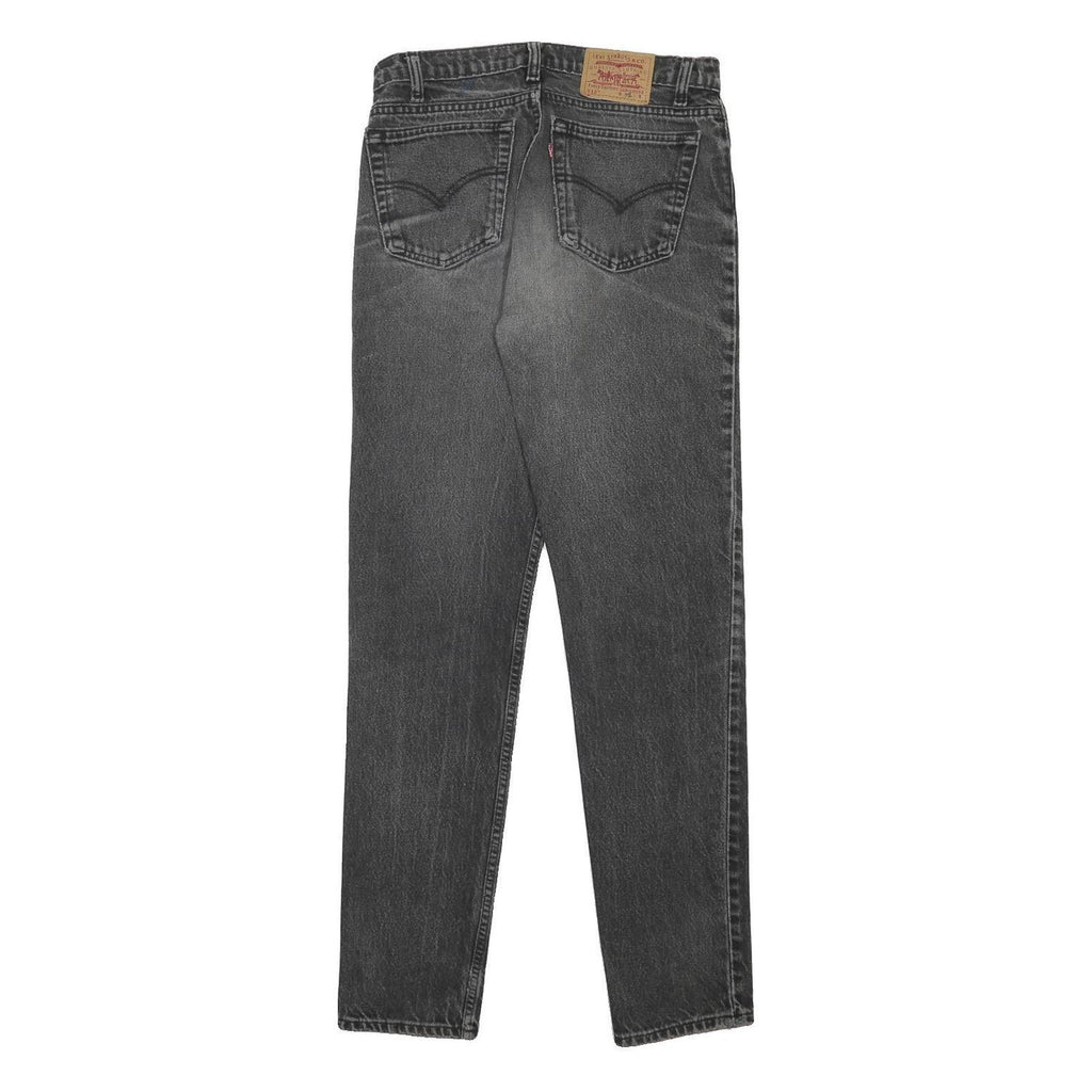 LEVI'S 512 Tapered Mens Jeans Black Slim Tapered Denim Medium W32 L34
