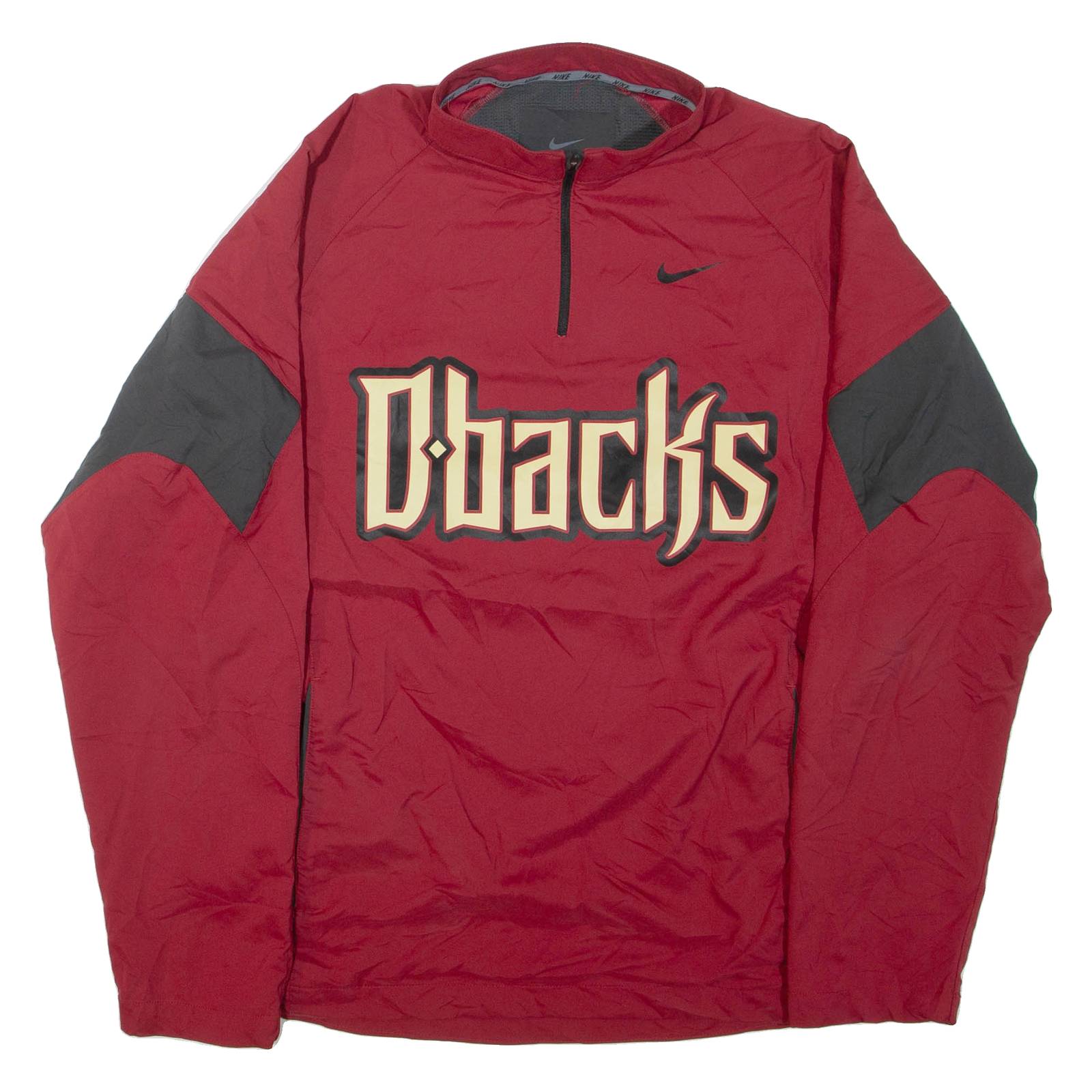 NIKE Mens Pullover Jacket Red M