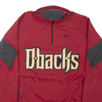 NIKE Mens Pullover Jacket Red M