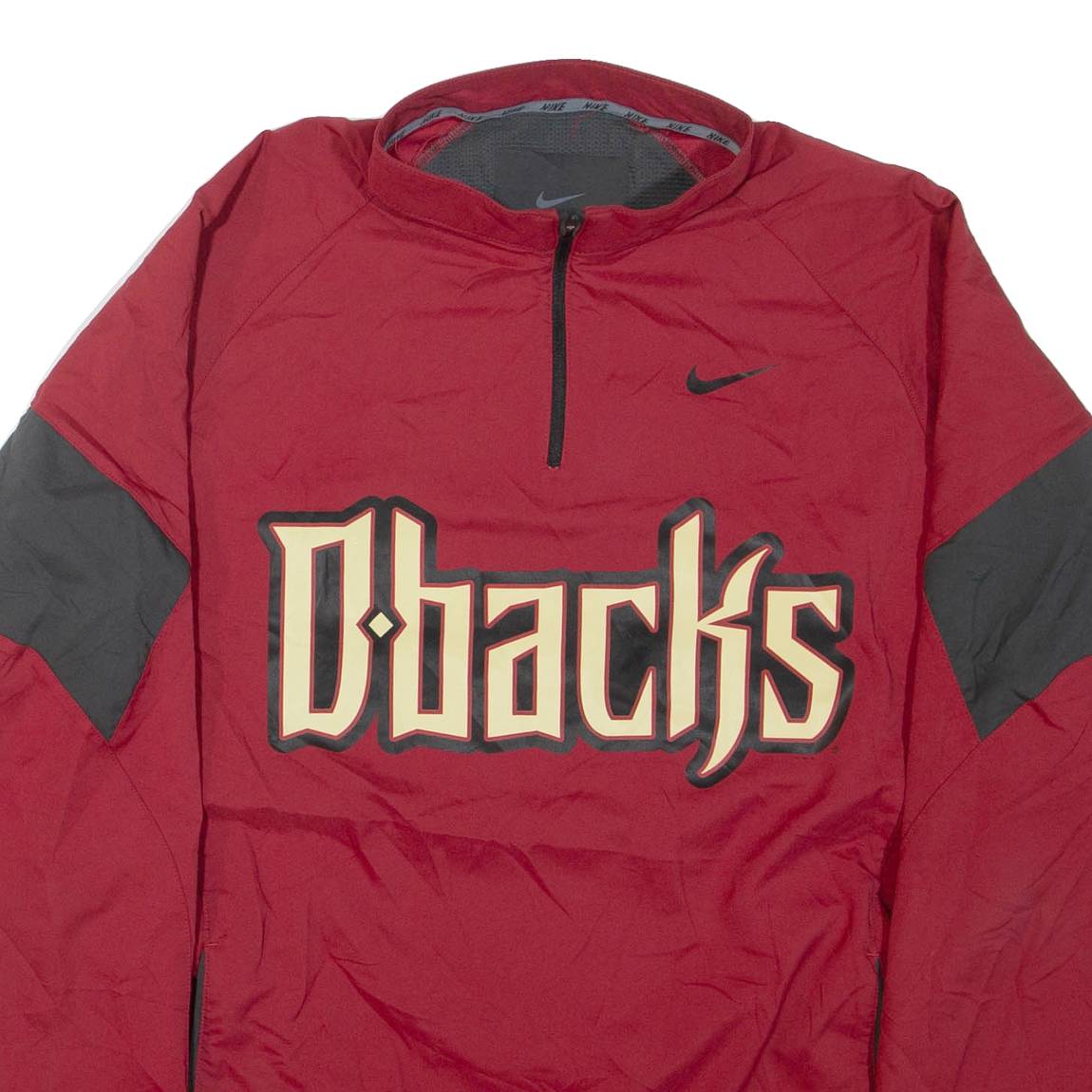 NIKE Mens Pullover Jacket Red M