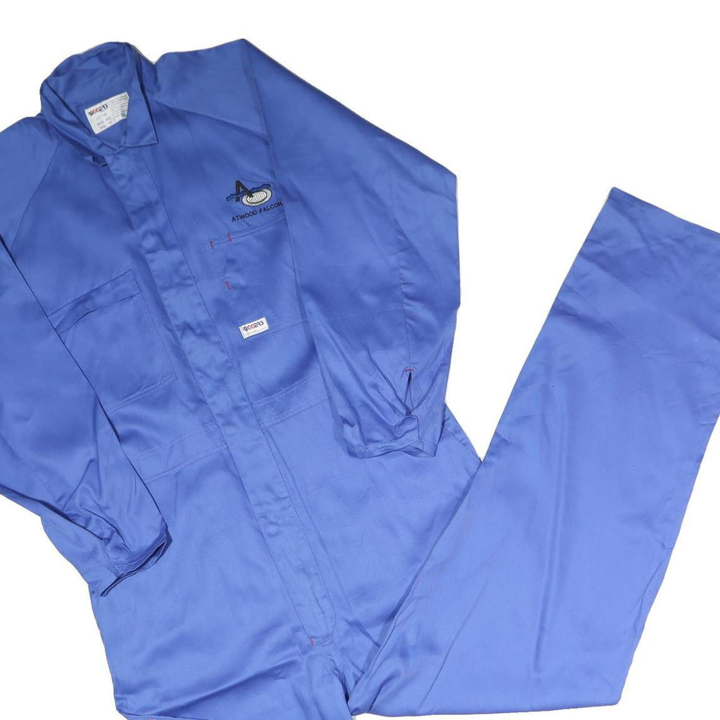 RIGGERS WORKWEAR Mens Blue Polyester Blend Dungarees Regular Fit 2XL W40 L36
