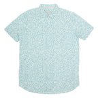 BENCH Mens Shirt Blue Crazy Pattern L