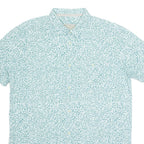 BENCH Mens Shirt Blue Crazy Pattern L