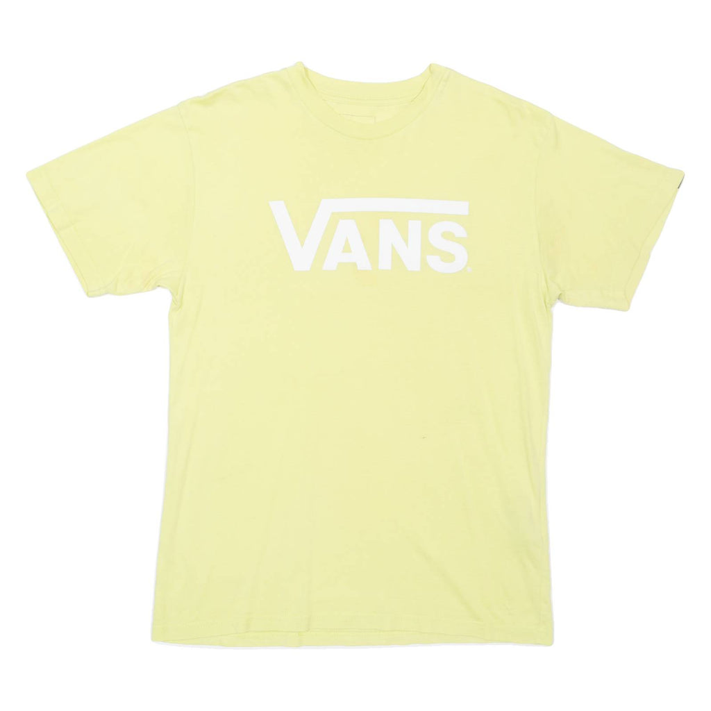 VANS Mens T-Shirt Yellow S