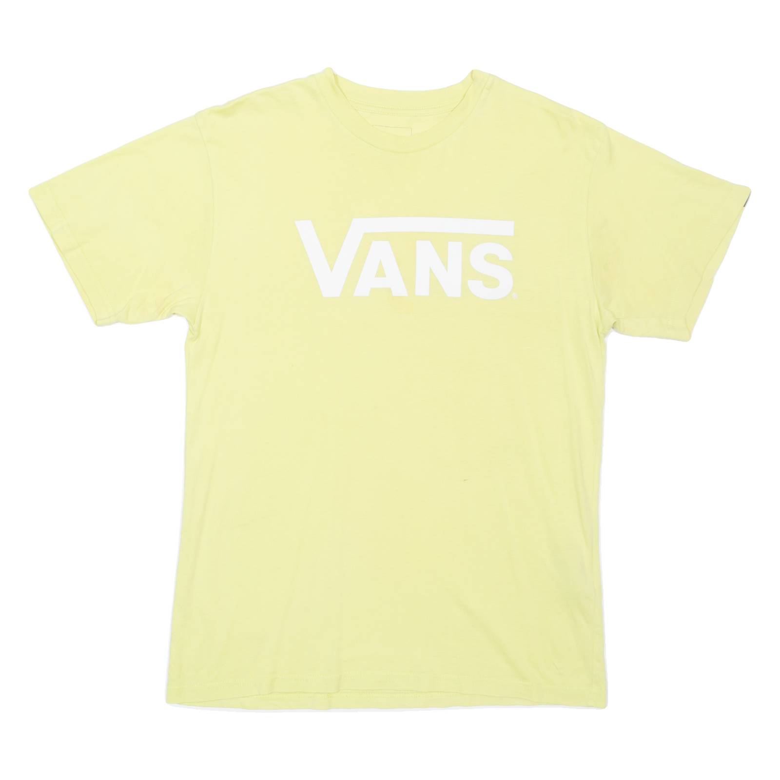 VANS Mens T-Shirt Yellow S