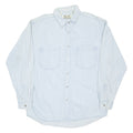 BUCKLEY BAY Mens Denim Shirt Blue Long Sleeve M