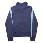 PUMA Womens Blue & Light Blue Track Jacket M Polyester Zip Plain Sportswear