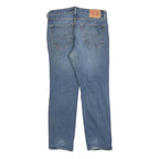 LEVI'S Mens 541 Relaxed Blue Denim Raw W32 L30 Cotton Blend Zip Jeans Casual Fit