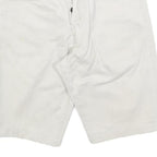 LEVI'S Mens White Denim Casual Shorts S W29 Button Fly Summer Wear