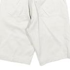 LEVI'S Mens White Denim Casual Shorts S W29 Button Fly Summer Wear