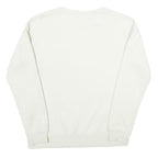 VANS Mens White Crew Neck XS Sweatshirt Cotton Blend Pullover Off The Wall