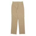 Womens Slim Fit Beige Viscose Trousers W26 L32 Zip Closure Stylish