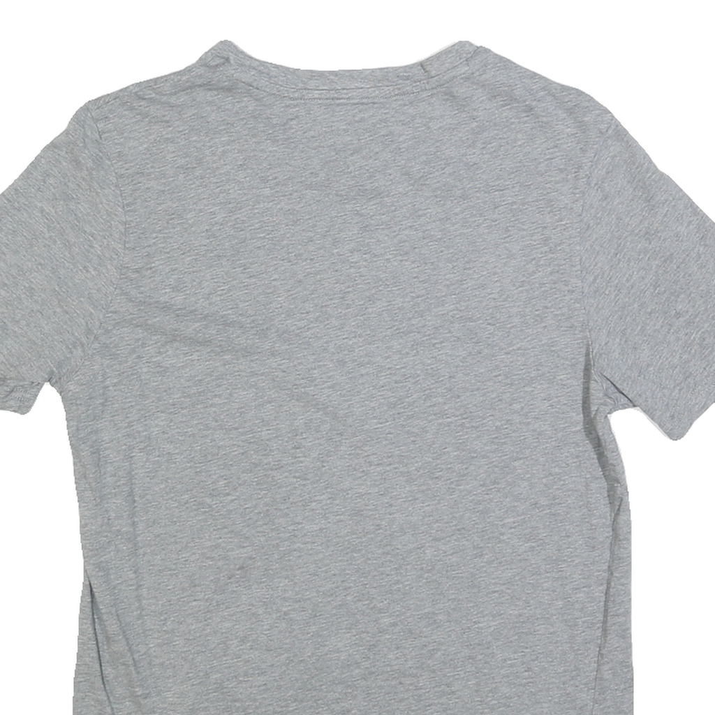 PUMA Mens Grey Classic Logo Print T-Shirt S Short Sleeve Crew Neck