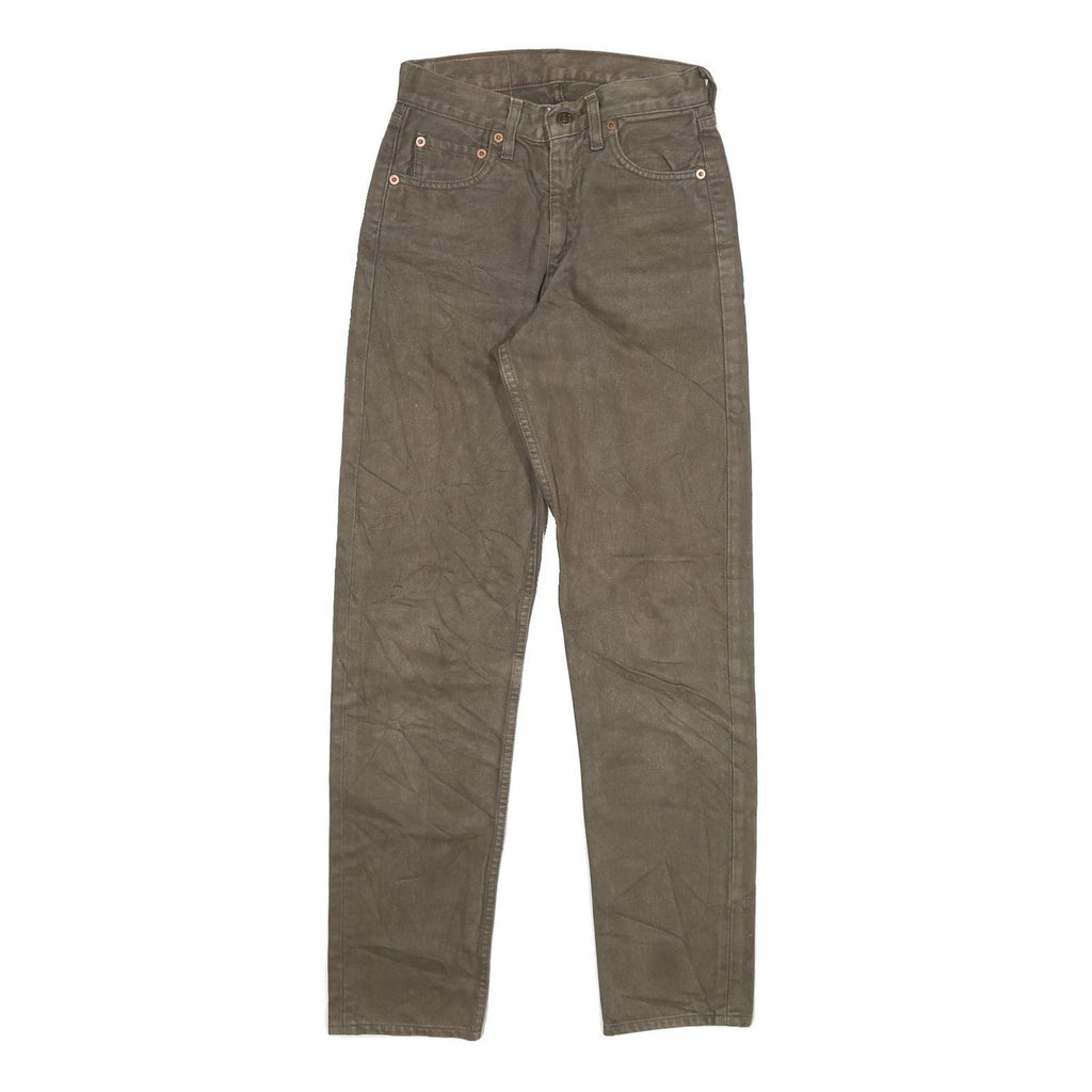 LEVI'S 534 02 Womens Jeans Slim Straight Denim Medium W24 L28 Button Closure