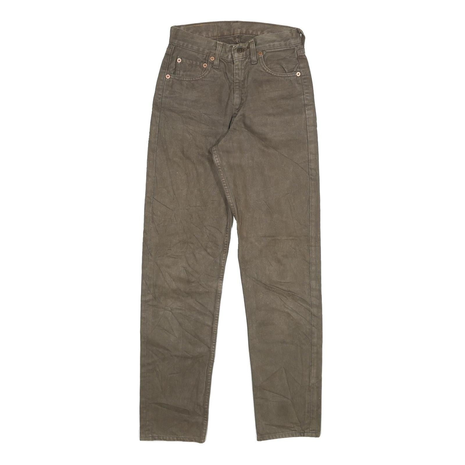 LEVI'S 534 02 Womens Jeans Slim Straight Denim Medium W24 L28 Button Closure