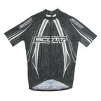 SOTT Mens Black Race Concept Cycling Jersey M Short Sleeve Crew Neck Full Zip