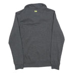 FILA Mens Grey Zip Up Jacket M Cotton Blend Plain Sport Casual Activewear