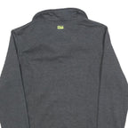 FILA Mens Grey Zip Up Jacket M Cotton Blend Plain Sport Casual Activewear