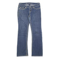 BLUE ASPHALT Womens Jeans Blue Regular Bootcut Denim Medium W32 L32 Contrast