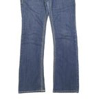 BLUE ASPHALT Womens Jeans Blue Regular Bootcut Denim Medium W32 L32 Contrast