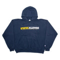 CHAMPION University Of Wisconsin Eau Claire Mens Blue Hoodie USA XL