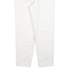 Womens White Regular Fit Straight Leg Denim Cotton Blend Jeans W28 L30 Casual