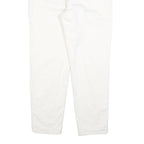 Womens White Regular Fit Straight Leg Denim Cotton Blend Jeans W28 L30 Casual
