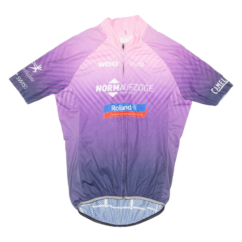 Cycling Womens Jersey Purple Full Zip L