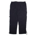 MOORHEAD Detachable Legs Mens Trousers Black Relaxed Straight Nylon W36 L29